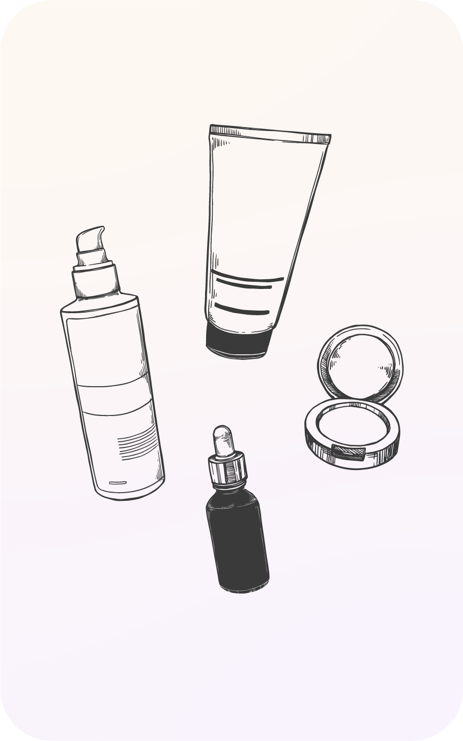コスメのイラスト イメージ